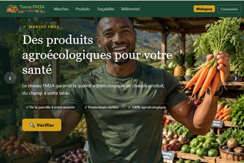 Système de gestion des marchés et de traçabilité agroécologique